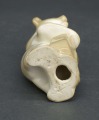 Porcelāna figūra "Lācis ar kontrabasu". 1960tie. LFZ.  8 cm