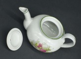 Porcelāna tējkanna ar ziediem
