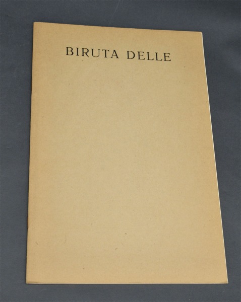 Biruta Delle, katalogs.