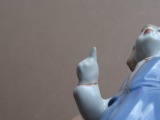 Dejotāja meitene, porcelāns, h 13 cm