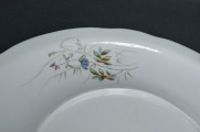 Kuzņecova porcelāna sevējamais šķīvis. Krievijas impērija Diametrs 36,5 cm