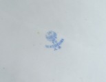 Kuzņecova porcelāna sevējamais šķīvis. Krievijas impērija Diametrs 36,5 cm