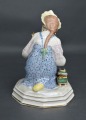 Porcelāna figūra Malahīta lādīte. Taņuška un tantes dāvana. 1957. Duļevo. PSRS. 155x160x210 cm