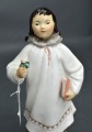 Porcelāna figūriņa Jakutiete. Autors B. Velihova. 1952. 20 cm