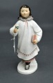 Porcelāna figūriņa Jakutiete. Autors B. Velihova. 1952. 20 cm