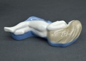 Porcelāna pelnutrauks ar plikni. Dānija. 18x8 cm.