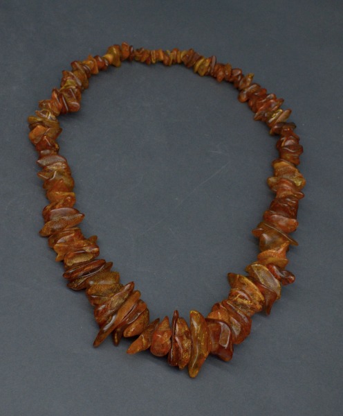 Amber beads. heaviest 66 cm