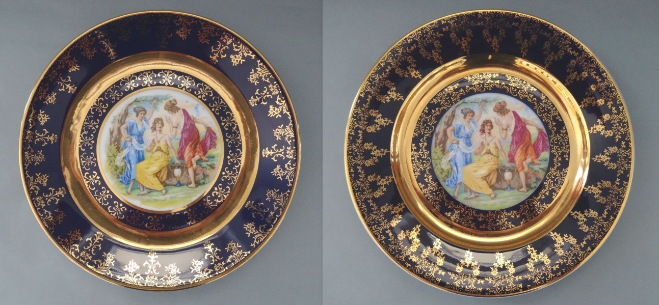 EPIAG Bohemia, plates 2 pcs. 24,5 cm