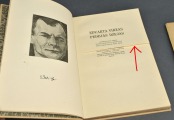 Grāmata Edvarda Virzas pēdējās dzejas. Zelta ābele. Ar defektu.