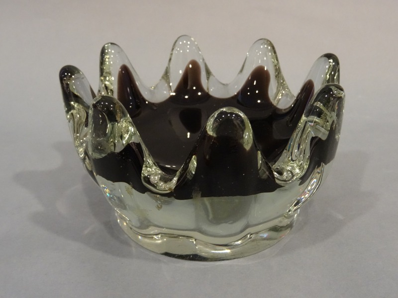 Iļģuciema stikla fabrika - Vāze d 13 cm, h 8 cm