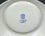 Jessen porcelain plate Flowers. Author Brunhilde Lomani. 25.5 cm