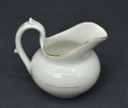 Kuznetsov cream jug. Russian Empire. 8 cm