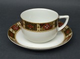 Kuznetsov cup and saucer. 8 cm and 14.5 cm