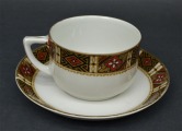 Kuznetsov cup and saucer. 8 cm and 14.5 cm