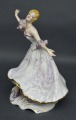 Porcelain figurine Dancer. Wahlendorf, Germany. H 25 cm.