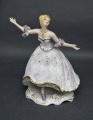 Porcelain figurine Dancer. Wahlendorf, Germany. H 25 cm.