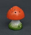 Porcelain salt shaker Mušmire. Kuznetsov, Latvia. 1930s, 6 cm. Unstamped