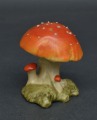 Porcelain salt shaker Mushrooms. Kuznetsov, Latvia.
