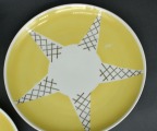 Porcelain trio. Germany. Ulstadt. 1962-1978. Handmade. 10 cm, 15.5 cm, 19 cm