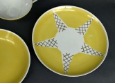 Porcelain trio. Germany. Ulstadt. 1962-1978. Handmade. 10 cm, 15.5 cm, 19 cm