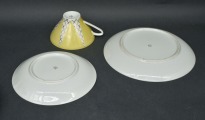 Porcelain trio. Germany. Ulstadt. 1962-1978. Handmade. 10 cm, 15.5 cm, 19 cm