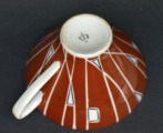 Porcelain trio. Germany. Ulstadt. 1962-1978. Handmade. 10 cm, 15.5 cm, 19 cm