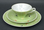 Porcelain trio. Germany. Ulstadt. 1962-1978. Handmade. 10 cm, 15.5 cm, 19 cm
