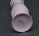 Vase RPR, pink mass with gilding. 20.5x6 cm