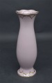 Vase RPR, pink mass with gilding. 20.5x6 cm