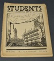 Students. Latvju akadēmiskās dzīves laikraksts. S. Vidberga zīmējums 18. novembrīm, 1937.g., Nr. 4, 