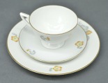 Kuzņecovs Latvija tējas trio. Art Deco. 10 cm,14 cm, 19 cm