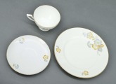Kuzņecovs Latvija tējas trio. Art Deco. 10 cm,14 cm, 19 cm