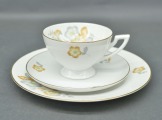 Kuzņecovs Latvija tējas trio. Art Deco. 10 cm,14 cm, 19 cm