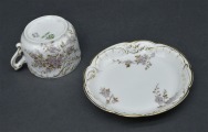 Rozentāla porcelāna tasīte ar apakštasi. 5 cm, 10 cm