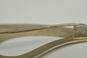 Sudraba broša ar melnējumu. Prove 925. 5x2,7 cm. Svars 5,82 g