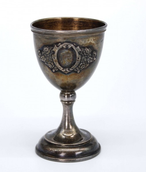 Biķeris. Sudrabs 875. Svars 24,19 g. 7,3x4 cm