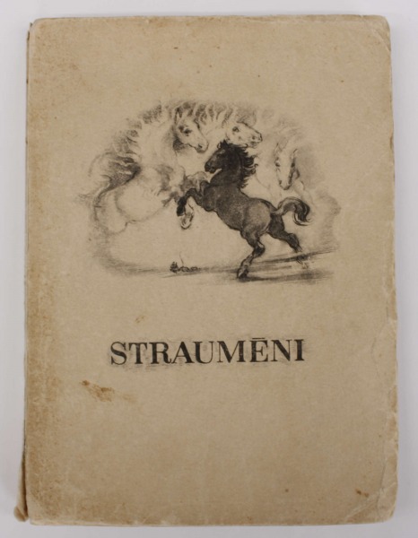 Книга Ed. Virza Straumēni. 1942. Zelta Ābele. O. Norītis ilustr. Tirāža 5000 eks.