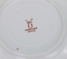 M.S. Kuznetsov Factory, Riga (Latvia) – tea cup with saucer. Porcelain, decal. D 10 cm and 16 cm