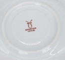 M.S. Kuzņecova rūpnīca, Rīga (Latvija) tējas trio. Porcelāns, dekols. d 9,8 cm, 15,2 cm un 18 cm
