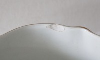 M. S. Kuznetsovs - porcelain sauce dish, colored, H 8.5 cm, with a defect