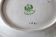 M. S. Kuznetsovs - porcelain sauce dish, colored, H 8.5 cm, with a defect