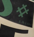 Плакат 22-й художественной выставки общества художников «Zaļā Vārna». Автор Ж. Айженс. 1937 г. 100x70 см