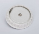 Ashtray with a matchbox holder. Upsala-Ekeby porcelain, Sweden. Diameter: 12.3 cm
