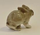Фарфоровая статуэтка зайца. Германия. 3,5х5х25 см.