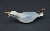 Porcelain kayak. Denmark. Length 14 cm