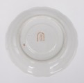 Saucer from the Riga Ceramics Factory. Porcelain, decal. Diam. 15 cm