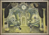Scenogrāfija Riekstkodis. Guaša, tempera, papīrs, 1950tie gadi 40x58 cm