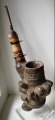 Antique african ritual smoking pipe