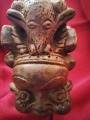 Antique african ritual smoking pipe