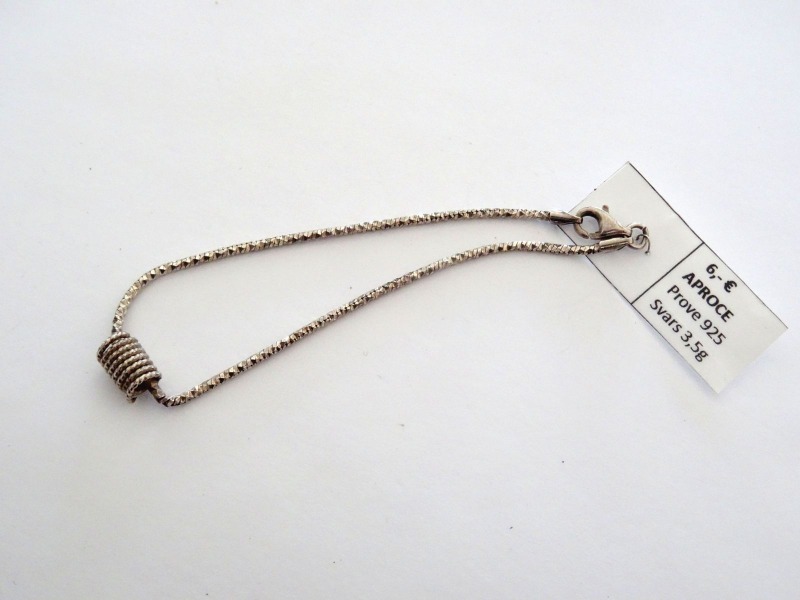Серебряный браслет 3,5 гр. 925 проба